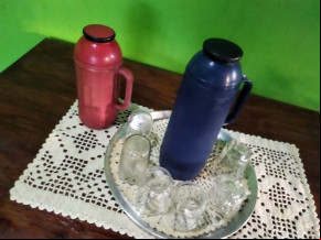 O último cafezinho de D. Nelza...